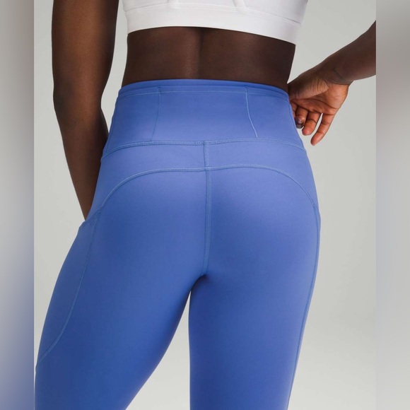 Lululemon Fast and Free High-Rise Tight 25" Wild Indigo Womens Size 18 -NWT - Picture 4 of 7